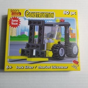 NEW IN BOX BEST LOCK LEGO COMPATIBLE CONSTRUCTION FORK LIFTER
